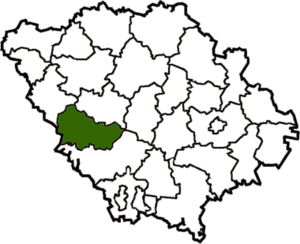 Семёновский район на карте