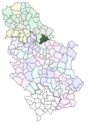 Община Ковин на карте