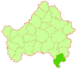 Севский район на карте