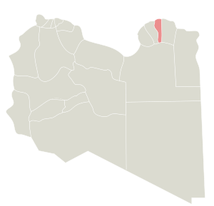 Эль-Джебал-Эль-Ахдар на карте