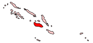 Гуадалканал на карте