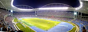 Олимпийский стадион Жоао Авеланжа. Здесь пройдут соревнования по лёгкой атлетике.