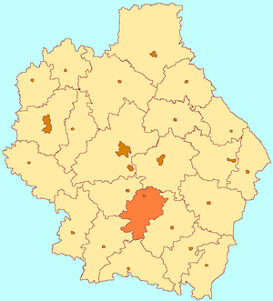 Сампурский район на карте
