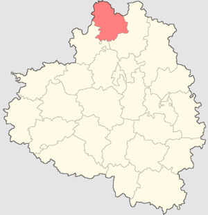 Заокский район на карте