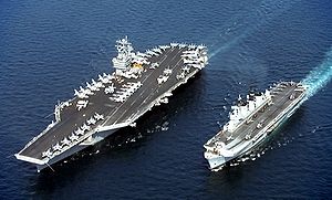 Авианосец что это такое. 300px USS John C. Stennis %28CVN 74%29 %26 HMS Illustrious %28R 06%29. Авианосец что это такое фото. Авианосец что это такое-300px USS John C. Stennis %28CVN 74%29 %26 HMS Illustrious %28R 06%29. картинка Авианосец что это такое. картинка 300px USS John C. Stennis %28CVN 74%29 %26 HMS Illustrious %28R 06%29
