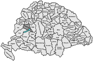 Комитат Веспрем/Veszprém в составе Венгерского королевства