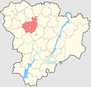 Михайловский муниципальный район на карте