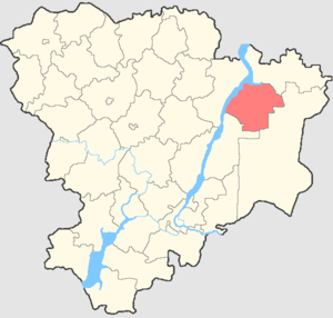 Николаевский муниципальный район на карте