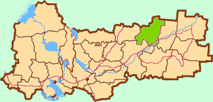 Тарногский муниципальный район на карте
