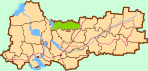 Вожегодский муниципальный район на карте
