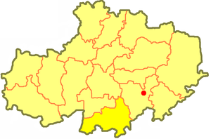 Коргалжынский район на карте