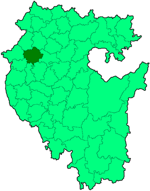 Чекмагушевский муниципальный район на карте
