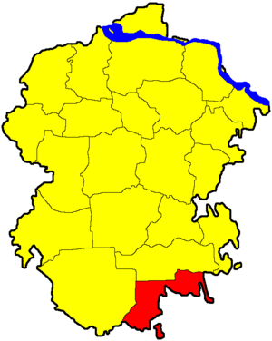 Шемуршинский район на карте