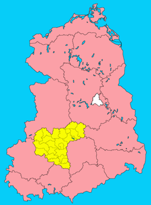 Округ Халле на карте