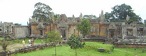 Photograph of the Preah Vihear temple
