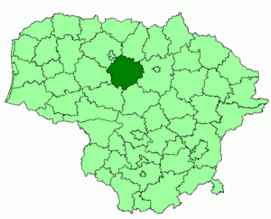 Радвилишкский район на карте