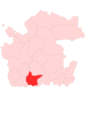 Вельский муниципальный район на карте