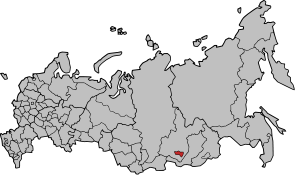 Усть-Ордынский Бурятский автономный округ на карте РФ в июле 2007 г.