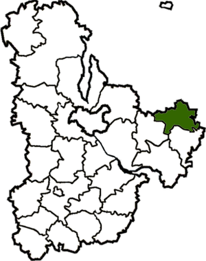 Згуровский район на карте