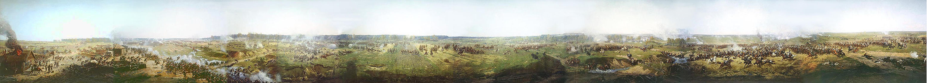 Франц Алексеевич Рубо, полотно панорамы «Бородинская битва»