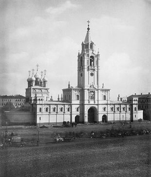 Страстной монастырь. 1880 год.