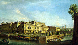 Летний дворец Елизаветы Петровны . М.И. Махаев (1756 г.).