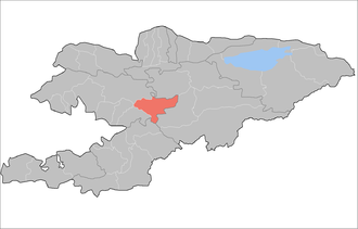 Тогуз-Тороуский район на карте
