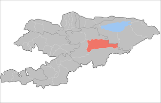 Нарынский район (Тянь-Шаньский район) на карте