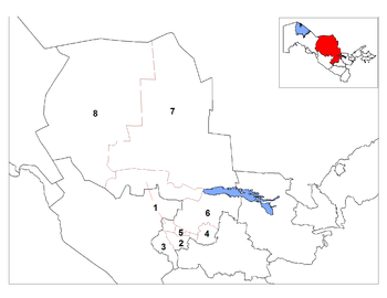 Учкудукский район на карте