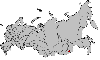 Агинский Бурятский автономный округ на карте России