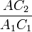 \frac{AC_2}{A_1C_1}