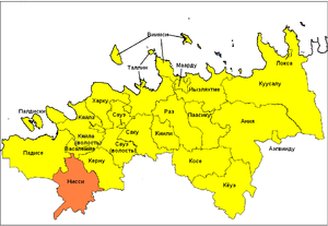 Волость Нисси на карте