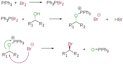 Синтез алкилгалогенидов из спиртов и квазифосфониевых солей