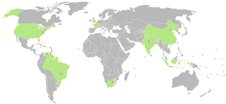 Map of Diplomatic missions of Suriname.PNG