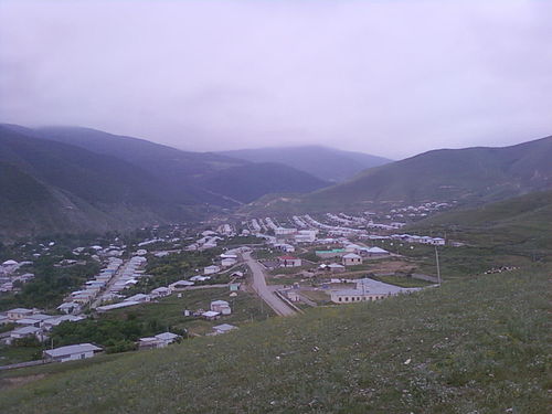 Вид на Шаумяновск 2011год