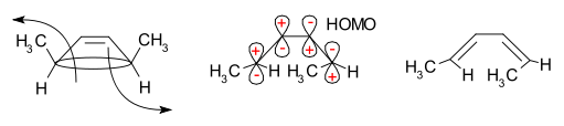 Dimethylcyclobutene ringopening mechanism.svg