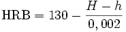 mbox<HRB></noscript>=130-frac<H-h><0,002>» width=»» height=»» /></p><p>Шкала В имеет 130 делений, нулевая точка — та же, что и для шкалы С.</p><h3>Проведение испытания</h3><p><img onload=