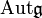 \operatorname{Aut}\mathfrak g