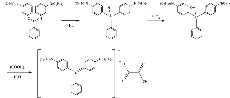 Как называется зеленка по научному. 800px Brilliant green synthesis 1b. Как называется зеленка по научному фото. Как называется зеленка по научному-800px Brilliant green synthesis 1b. картинка Как называется зеленка по научному. картинка 800px Brilliant green synthesis 1b
