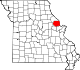 A state map highlighting Lincoln County in the eastern part of the state.