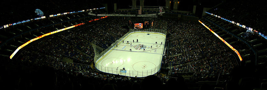 Панорама игры НХЛ: Лос Анджелес Кингз против Анахайм Дакс
