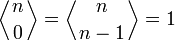 \left\langle{n\atop 0}\right\rangle = \left\langle{n\atop n-1}\right\rangle = 1