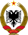 Coat of arms of the People's Republic of Albania.svg