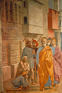 XI=San Pietro che risana con l’ombra, Masaccio