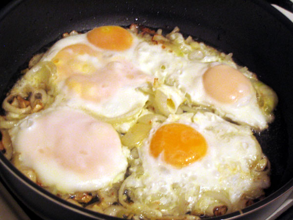 Рецепт приготовления яичницы Абдул-Хамид