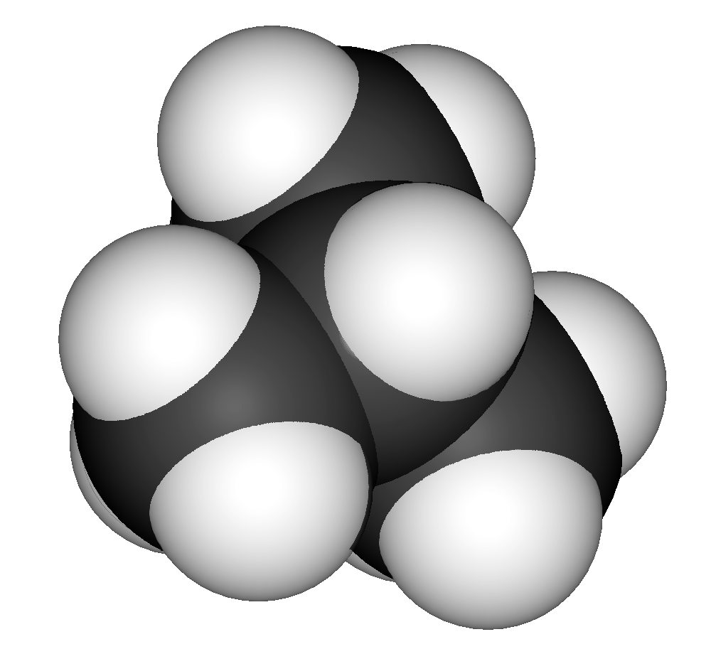 2 метилпропан молекула