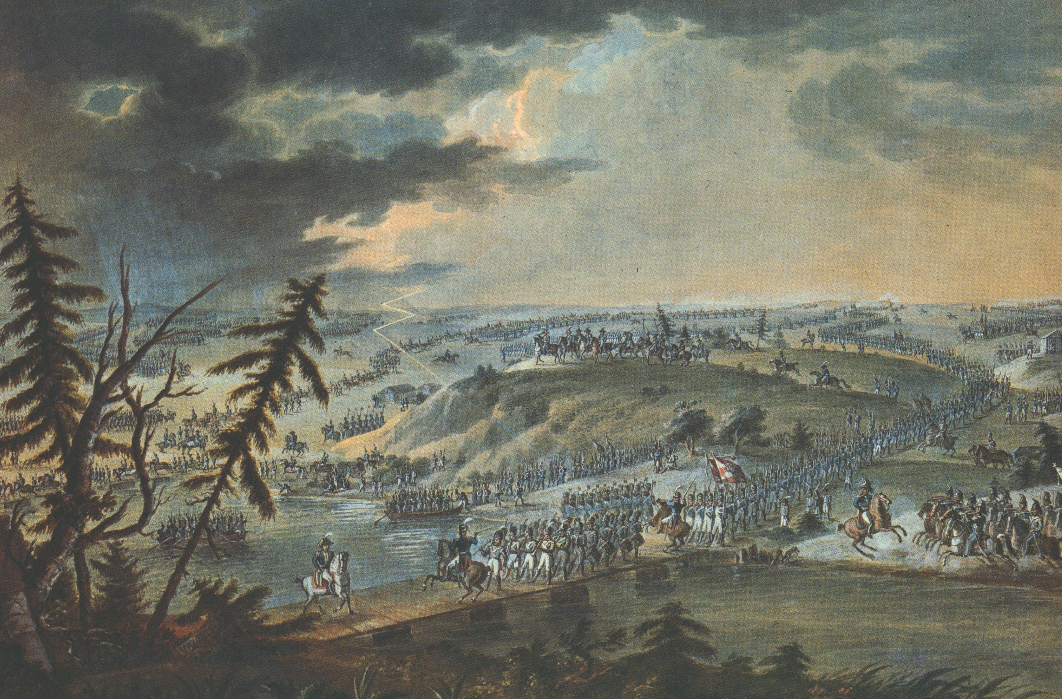 Французы напали. Переправа наполеоновской армии через Неман. 1812. Вторжение Наполеона в Россию 1812.