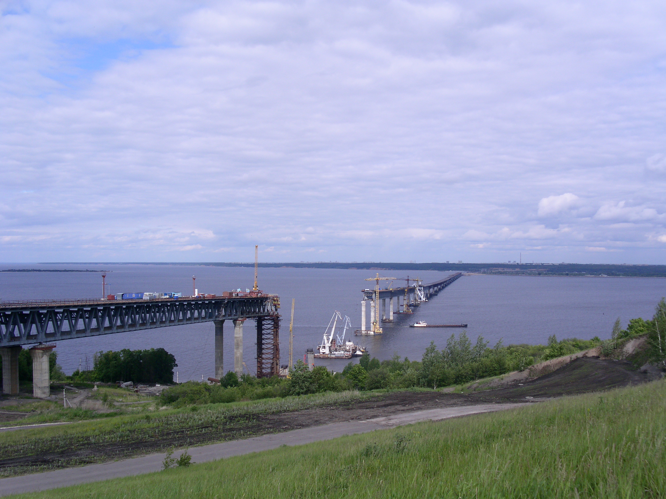 Куйбышевское водохранилище президентский мост