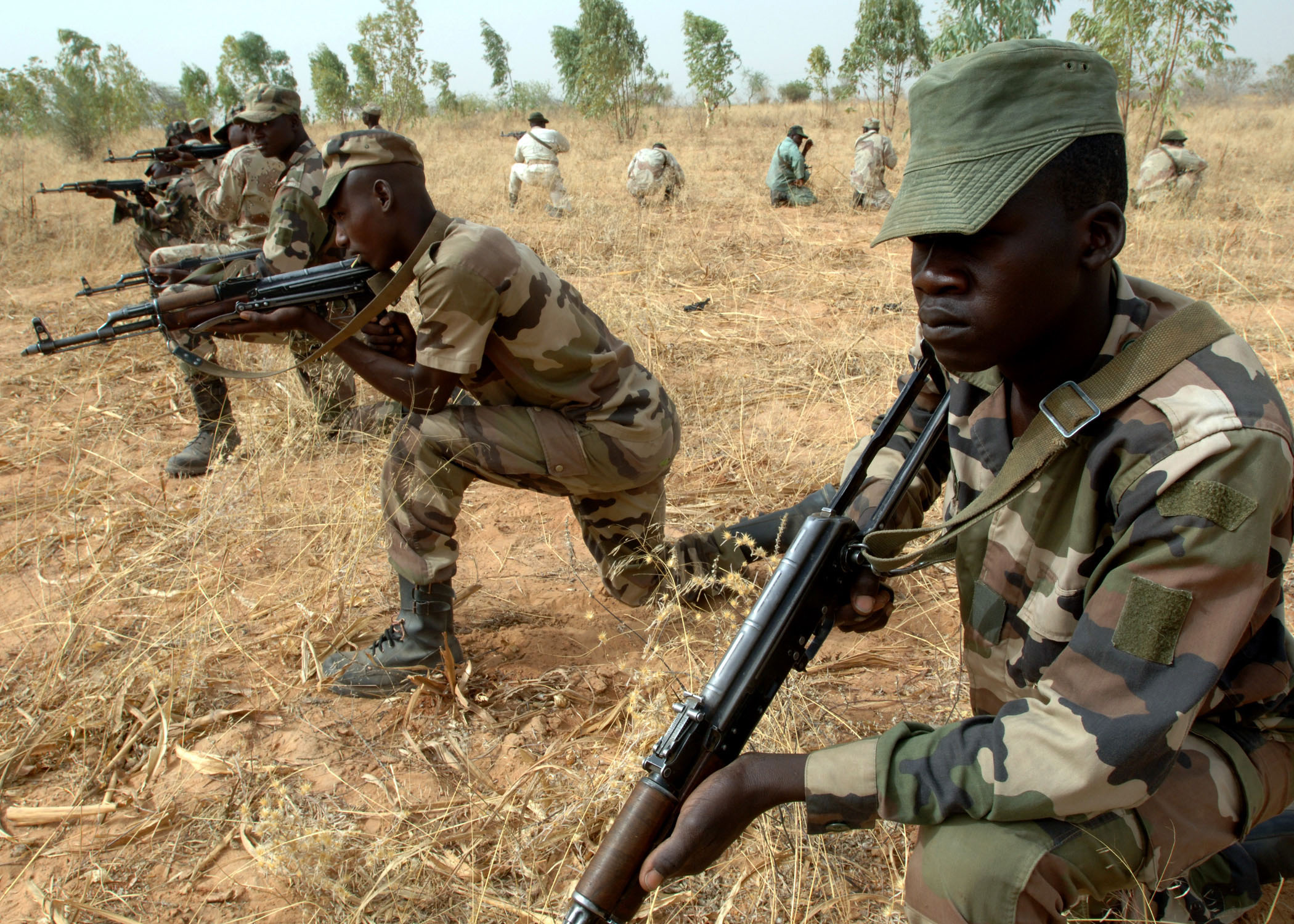 Чернокожий военный. Армия Нигерии. Военные конфликты в Африке. Африканская армия.