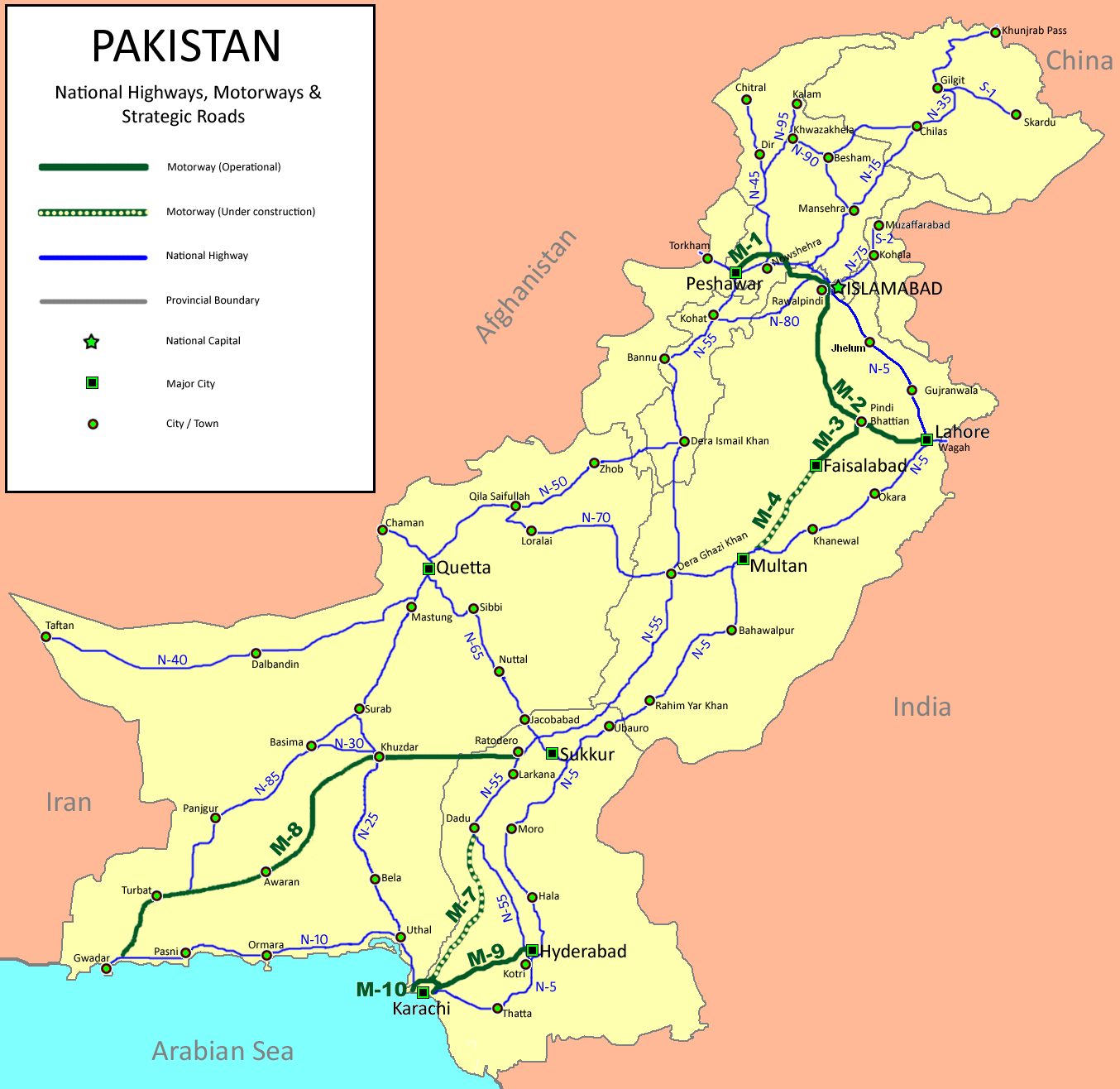 Реферат: Развитие транспортной инфраструктуры в Пакистане
